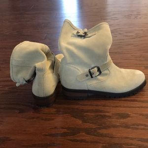 H&M tan suede ankle boots